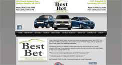 Desktop Screenshot of bestbetmotorsales.com