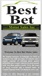 Mobile Screenshot of bestbetmotorsales.com